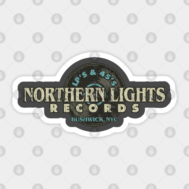 Northern Lights Records 1992 Sticker by JCD666